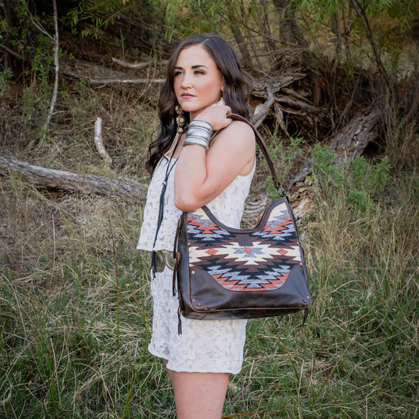 product variation STS Ranchwear Guadalupe Serape Hobo Bag (STS34755) image