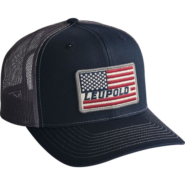product variation LEUPOLD High Profile Flag Navy/Gray Trucker Cap (186790) image