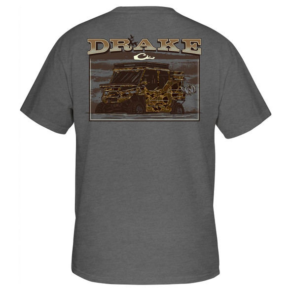 product variation DRAKE Mud Buggy T SS Graphite Heather Shirt (DT0293-GPH) image