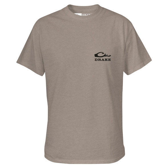 product variation DRAKE Side x Side T SS Island Fossil Light Heather Shirt (DT0303-IFH) image