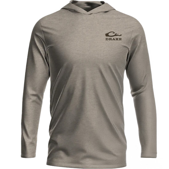 product variation DRAKE The Graphic LS T What The Duck Island Fossil Light Heather Hoodie (DT8914-IFH) image