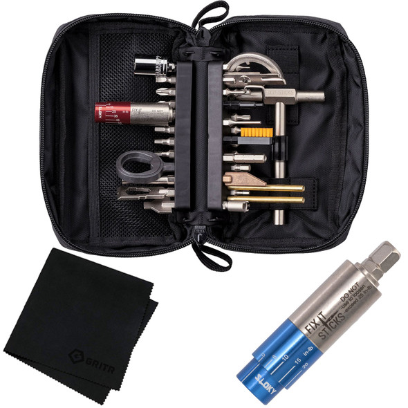 product variation FIX IT STICKS The Works Kit with Mini All-In-One Torque Driver and Gritr Microfibre (FIS-WORKS-VTD+FIS-SVTD+GRIT-MF) image