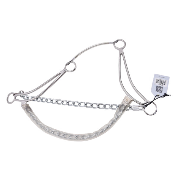 product variation Open Box (Great condition, limited use): CLASSIC EQUINE Carol Goostree Hackamore with Covered Chain Nosepiece (GTHACK) image