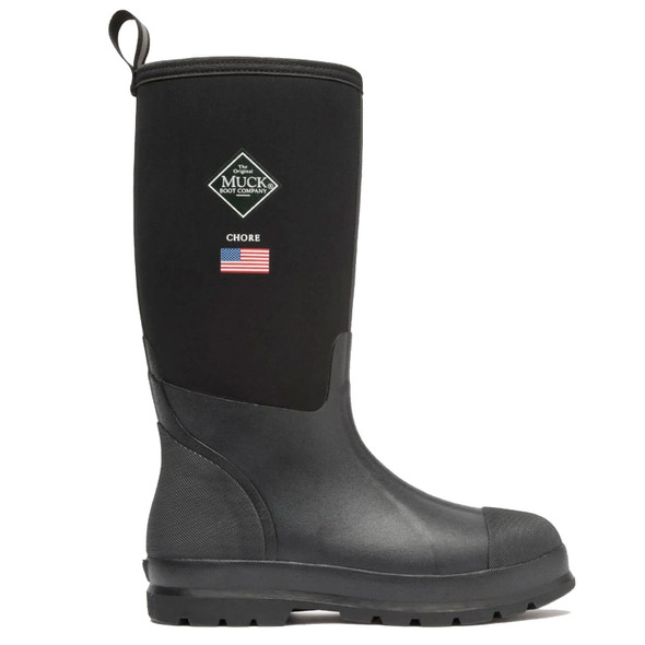 product variation MUCK BOOT COMPANY Men's Chore Classic USA Black/Charcoal Gray Work Boots (CHHUS00) image