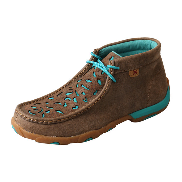 product variation TWISTED X Chukka Driving Bomber/Turquoise Moccasins (WDM0126) image