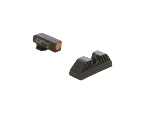 product variation AmeriGlo UC night sight set for Glock 42, 43, 43X and 48 with orange front outline image