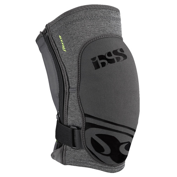 IXS Flow Zip Grey Knee Guard (482-510-6617-009)