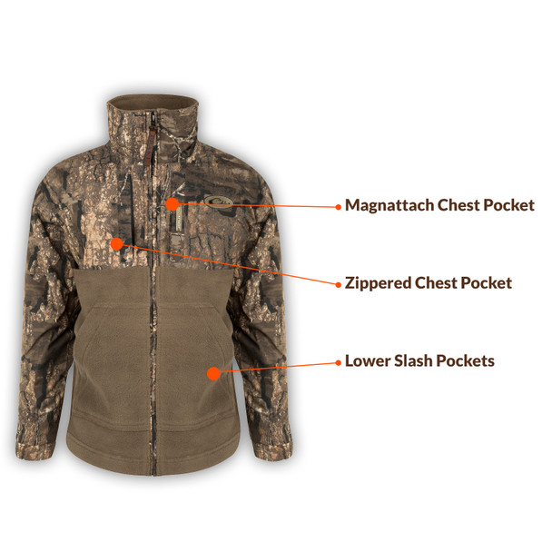 DRAKE Youth MST Eqwader Full Zip Jacket