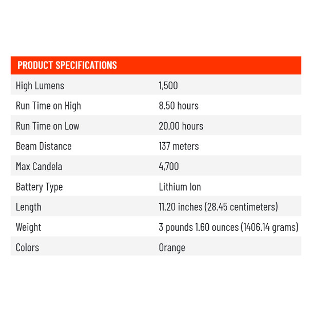 product variation STREAMLIGHT E-Flood LiteBox 1500-Lumen Orange Standard System Lantern with AC/DC Chargers (45801) image
