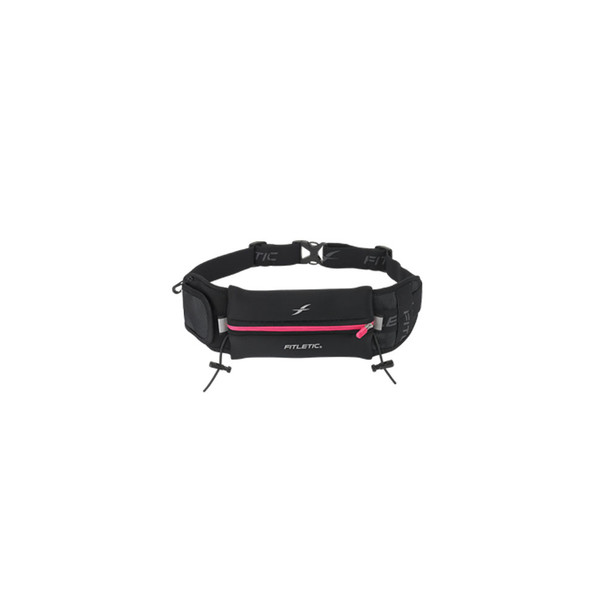 FITLETIC Ultimate II Black-Pink Running Belt (N04-08)