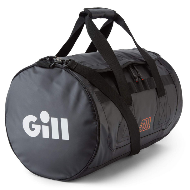 GILL Black Tarp Barrel Bag 40L (L084B)