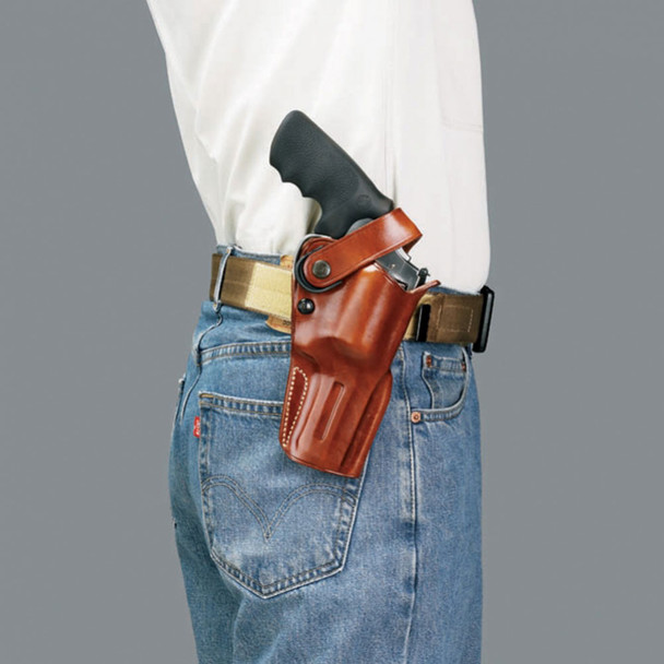 product variation GALCO Dual Action Outdoorsman Ruger Redhawk 4in Right Hand Leather Belt Holster (DAO194) image