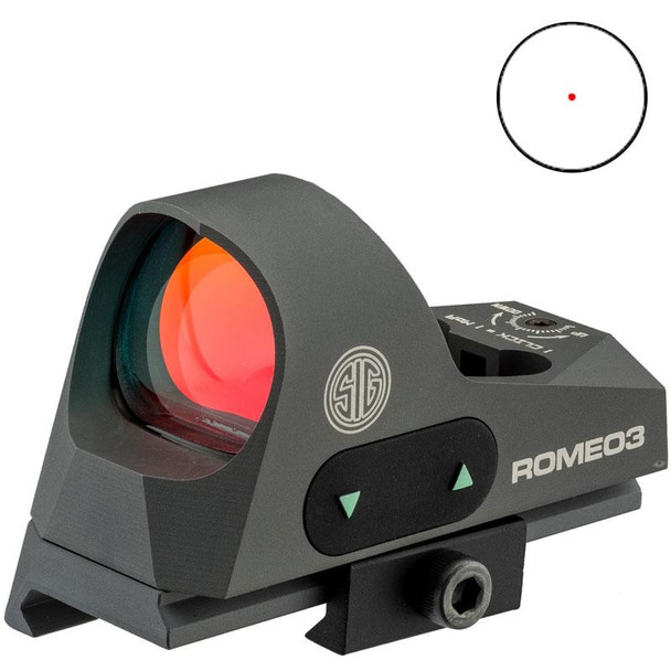 product variation SIG SAUER Romeo3 Miniature 1x25mm Graphite 3 MOA Red Dot Reflex Sight (SOR31002) image
