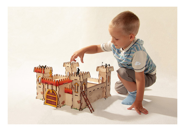 product variation WOODBY Fortress 3D Wooden Puzzle (00273) image