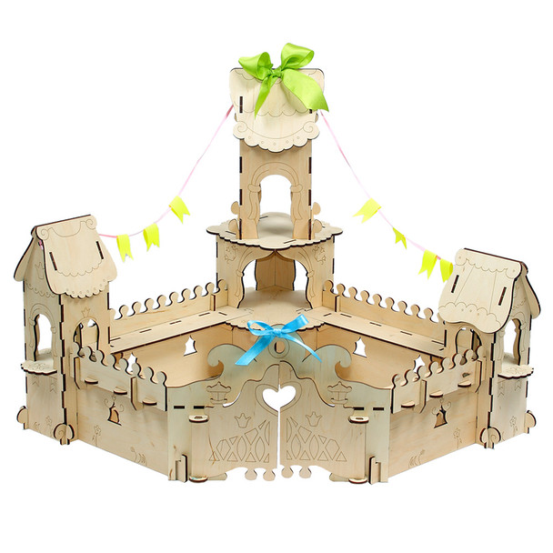 WOODBY Princess Palace 3D Wooden Puzzle (00808)