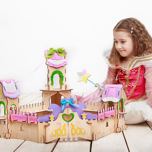 WOODBY Princess Palace 3D Wooden Puzzle (00808)