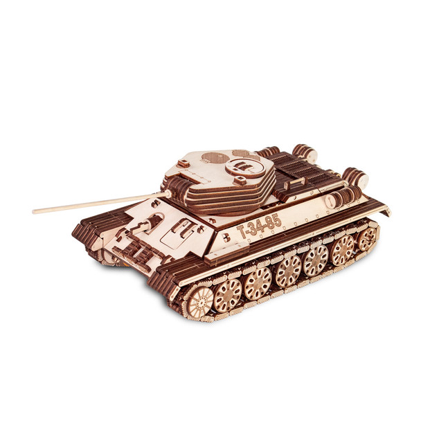product variation ECO WOOD ART Tank T-34 965-Piece 3D Puzzle (TANK-T-34) image