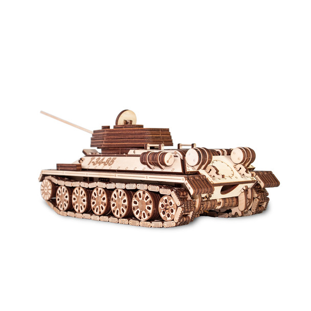 product variation ECO WOOD ART Tank T-34 965-Piece 3D Puzzle (TANK-T-34) image