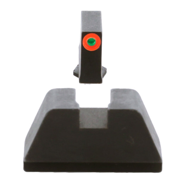 AMERIGLO Green Tritium Orange Outline Suppressor Sight Set (GL-511)