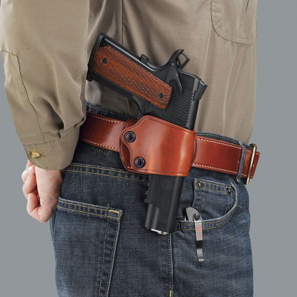 product variation GALCO Yaqui Slide Colt 5in 1911 Right Hand Leather Belt Holster (YAQ212) image
