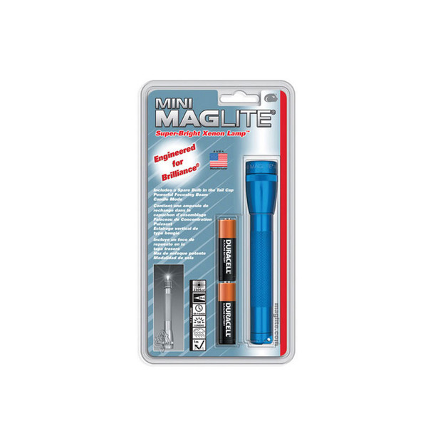 product variation MAGLITE Blue Mini Incandescent Flashlight (M2A116) image
