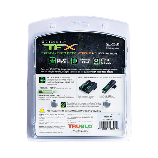product variation TRUGLO Brite-Site TFX Kimber Handgun Sights (TG13KM1A) image