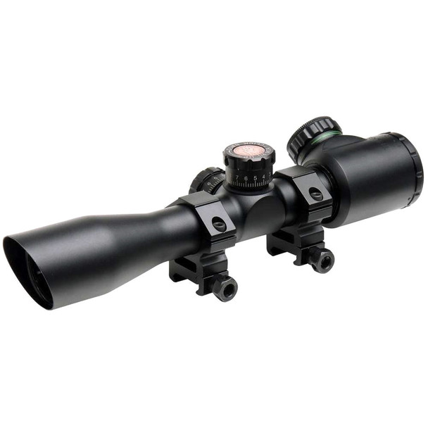 product variation TRUGLO Tru-Brite Xtreme 4x32mm Illuminated Mil-Dot Riflescope with Rings (TG8504TL) image