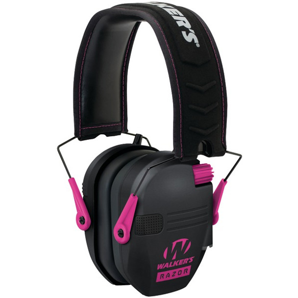 WALKERS GAME EAR Razor Series Slim Shooter Electronic Pink Folding Muff (GWP-RSEM-PNK)
