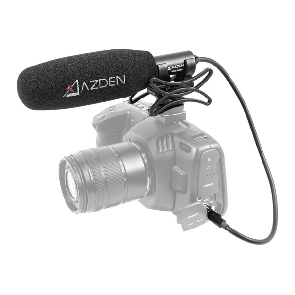 AZDEN Professional Compact Cine Mic Mini XLR Microphone (SGM-250MX)