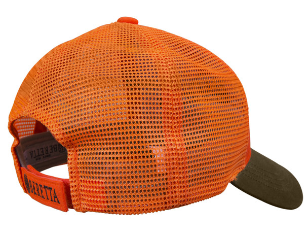 BERETTA Tobacco/Blaze Orange Upland Trucker Hat (BC641T15150850)