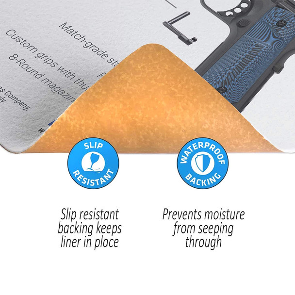 product variation 1800GunsAndAmmo Remington 1911 Gun Cleaning Mat 16x20 (MAT-REMINGTON-1911) image