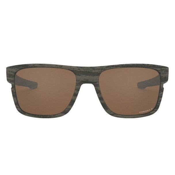 OAKLEY Crossrange Woodgrain/Prizm Tungsten Polarized Sunglasses (OO9361-2757)