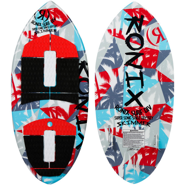 RONIX Super Sonic Space Odyssey Skimmer White/Red/Blue 3'11 Wakeboard (212481)