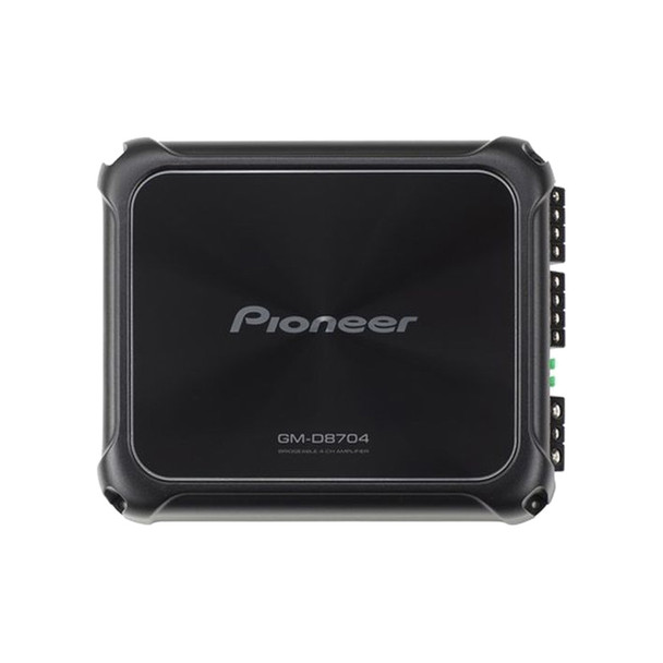 PIONEER GM Series Class-FD 4-CH With Wired Bass Boost Remote Bridgeable Amplifier (GM-D8704)