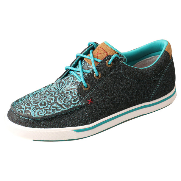 product variation TWISTED X Women's Kicks Dark Teal/Teal Casual Shoes (WCA0031) image