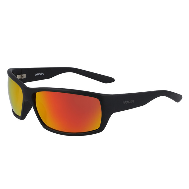 DRAGON Ventura Ion Matte Black/Orange Ion Sunglasses (407506612004)
