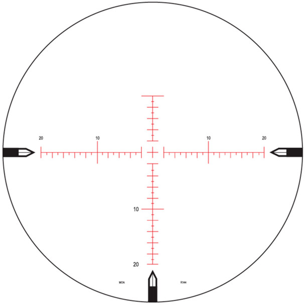 product variation NIGHTFORCE NXS 5.5-22x50mm ZeroStop .250 MOA Illuminated MOAR Riflescope (C433) image