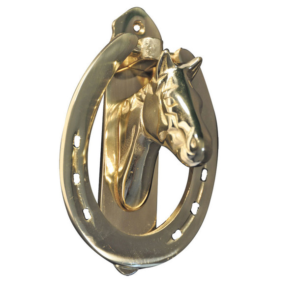 product variation INTREPID INTERNATIONAL Solid Brass Horse Head Door Knocker (247391) image