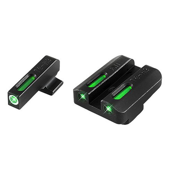 TRUGLO TFX Green Walther PPQ Handgun Sights (TG13WA1A)