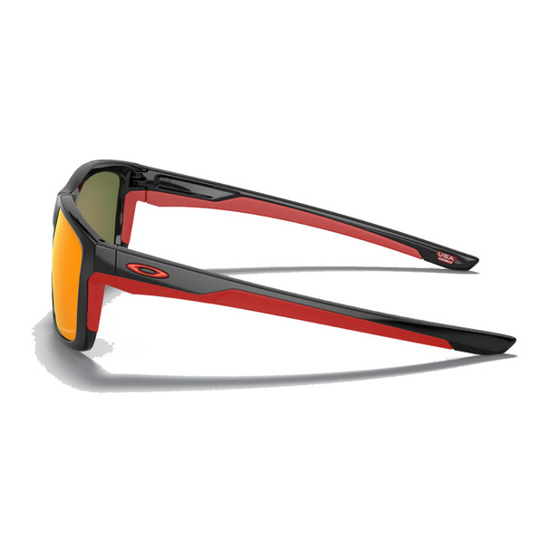 OAKLEY Mainlink XL Polished Black /Prizm Ruby Polarized Sunglasses (OO9264-4661)