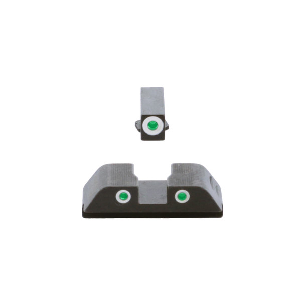 product variation AMERIGLO Classic 3 Dot Green Tritium Night Sight Set For Glock Gen5 17,19,19X,26,45 (GL-5113) image