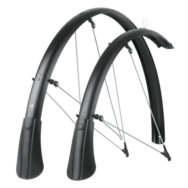 product variation SKS Bluemels Matt 28in 45mm Black Fender Set (10433) image