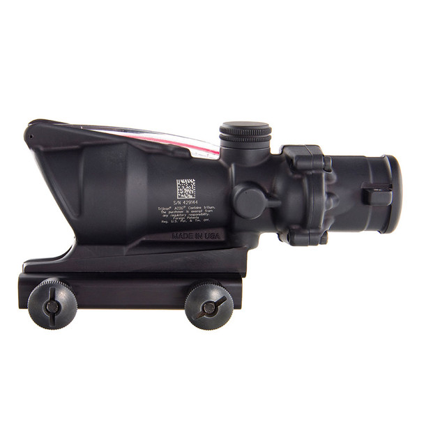 TRIJICON ACOG 4x32 .223/5.56 Red Horseshoe/Dot Reticle BAC Riflescope with Thumbscrew Mount (TA31H)