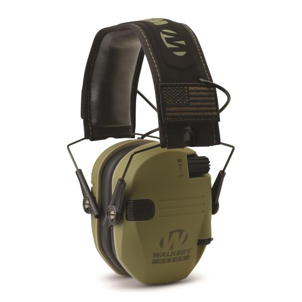 WALKERS GAME EARS Razor Patriot 23 dB Olive Drab Green Earmuff (GWP-RSEMPAT-ODG)