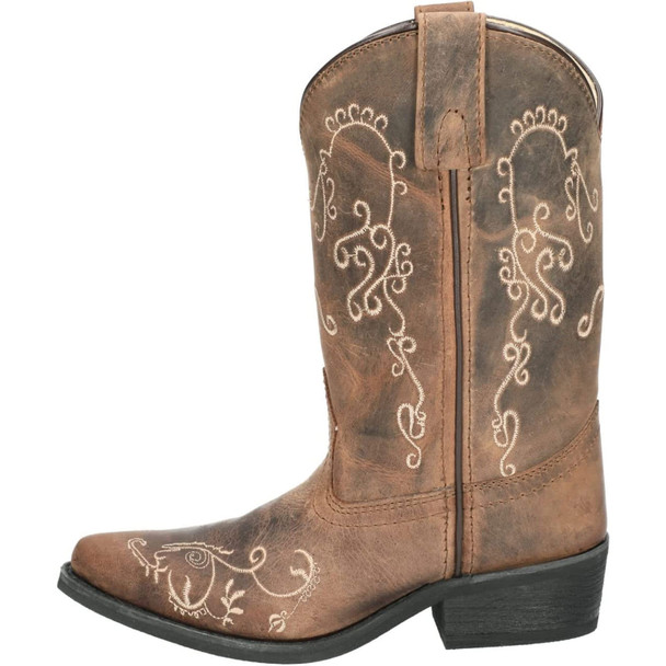 product variation SMOKY MOUNTAIN BOOTS Girls Jolene Brown Waxed Distress Western Boot (3754) image