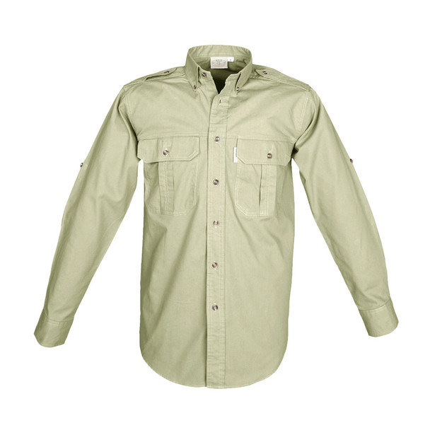 taku　mylan Multi Sleeve Shirt | Stone TAG SAFARI Mens Trail Long Sleeve Shirt MS-039L/S-P867