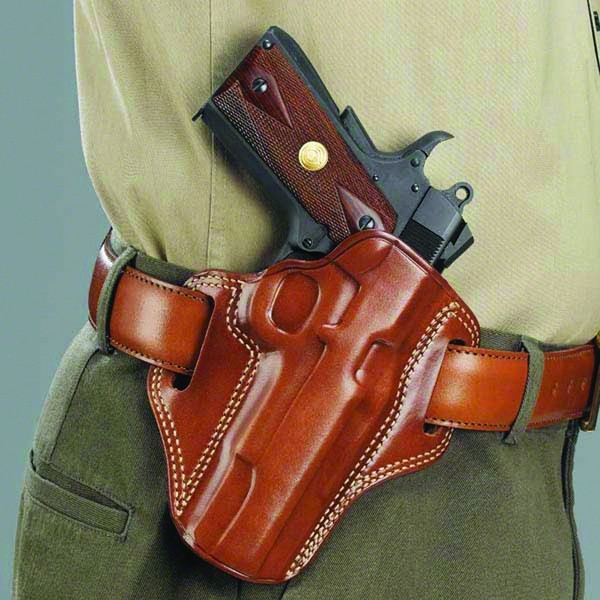 product variation GALCO Combat Master for Glock 17 Right Hand Leather Belt Holster (CM224B) image