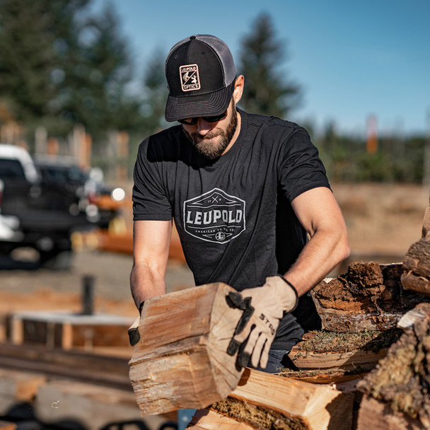 LEUPOLD Wildlife Black/Charcoal Trucker Hat (170580)