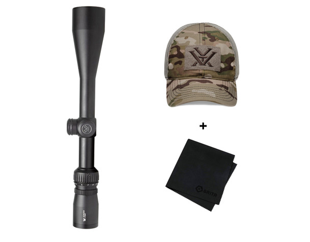 product variation VORTEX Sonora 4-12x44 Dead-Hold BDC MOA Reticle Riflescope with Counterforce Camo Cap and Microfiber Cleaning Cloth (VOR-SON-412+120-64-MUL+MF) image