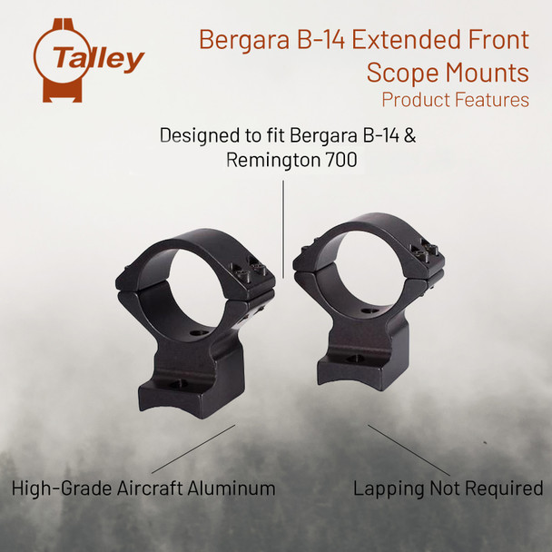 product variation TALLEY 1-Piece 30mm Low Base & Ring Set For Remington 700 (73X700) image